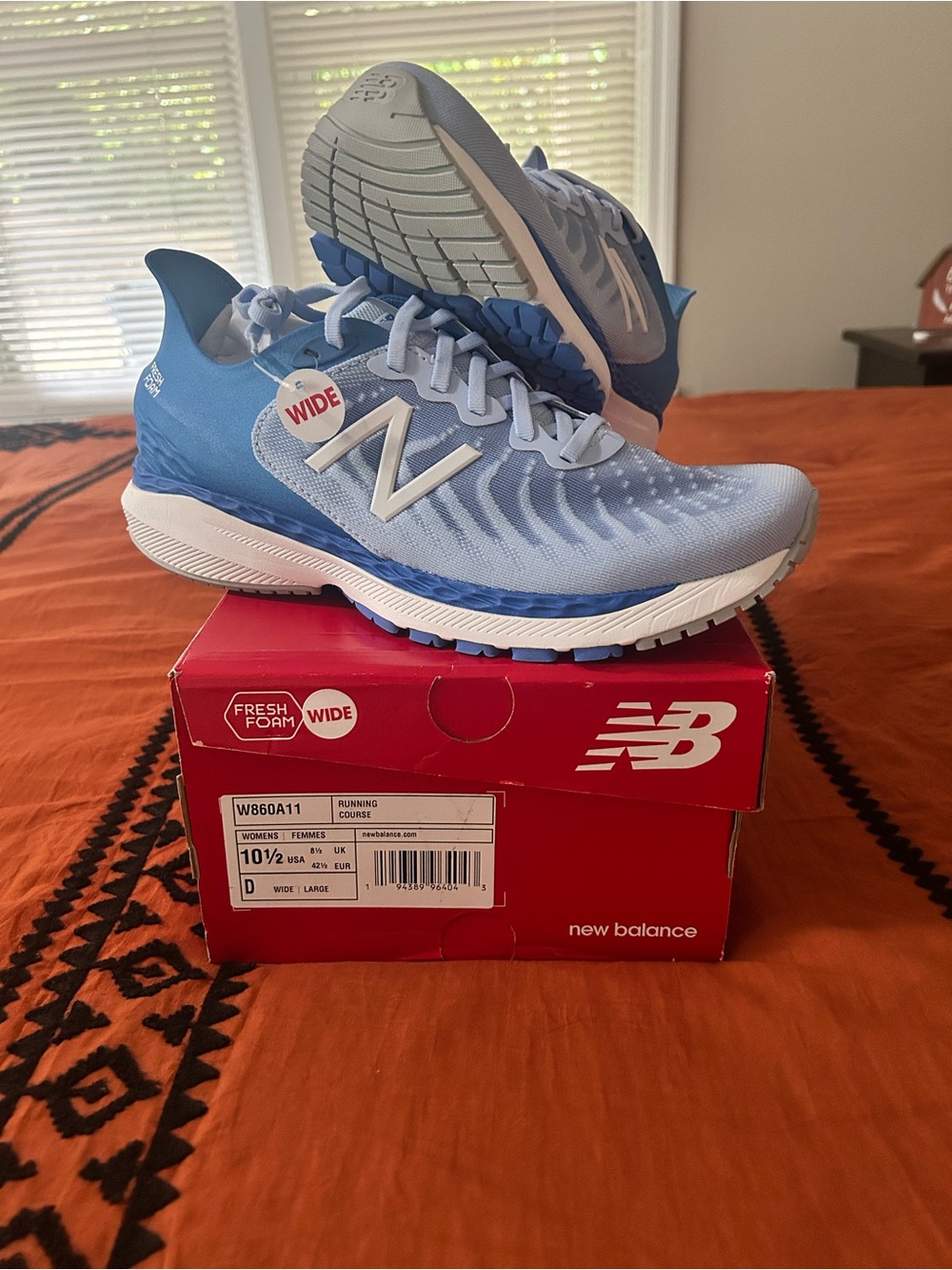 New Balance Women's 10.5 W Fresh Foam Frost Blue